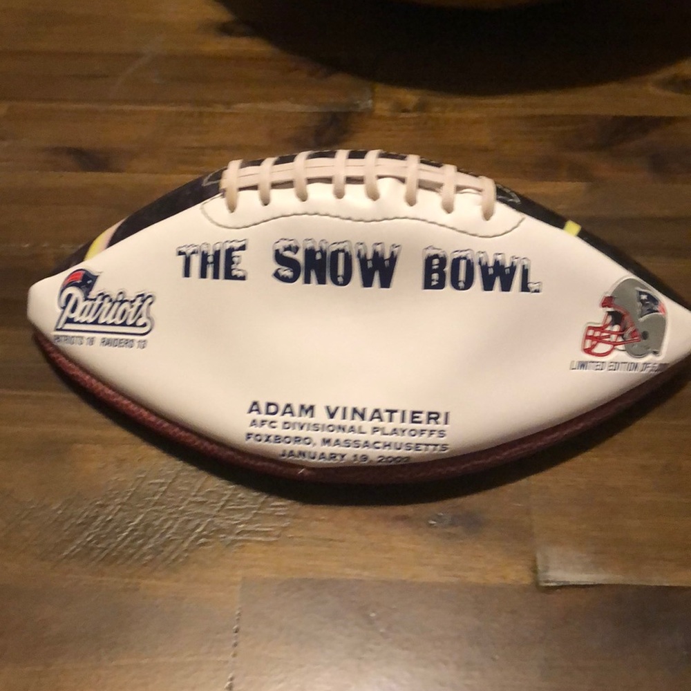 Limited edition the snow bowl football